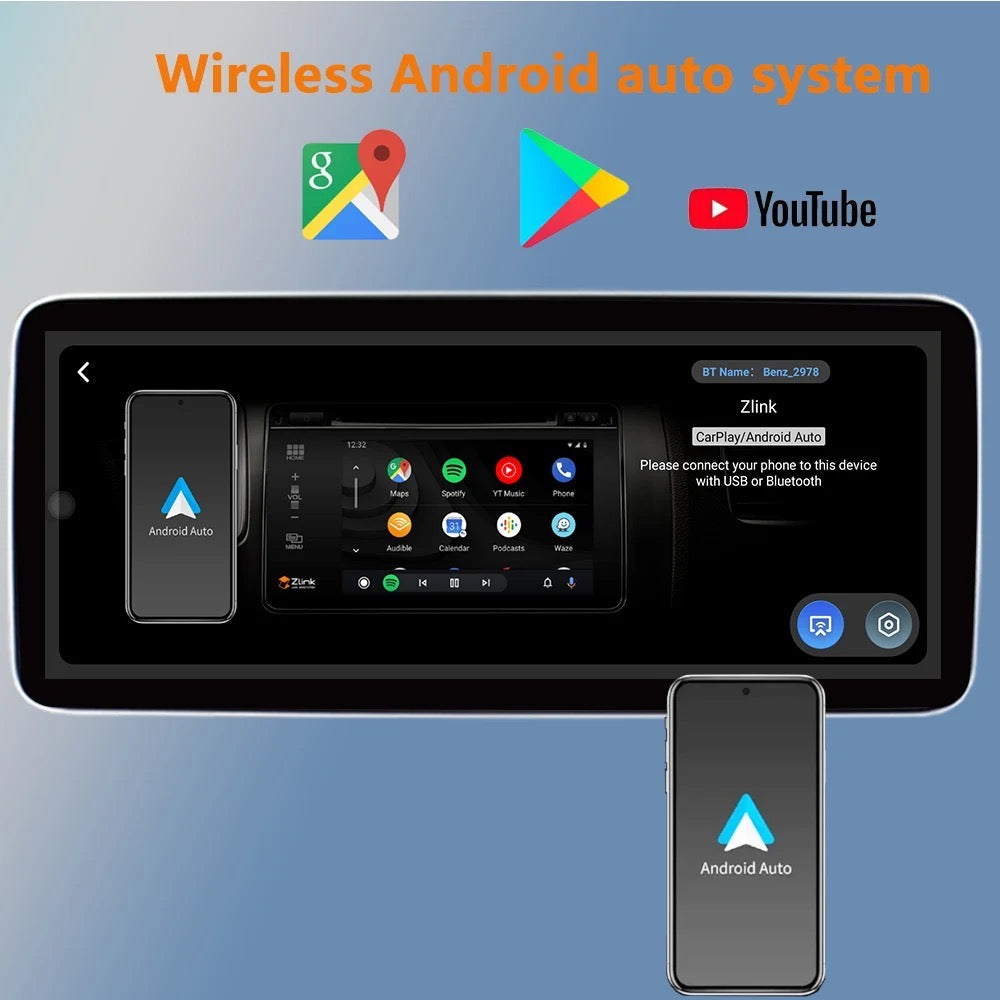 CTB-PX585GM | MERCEDES GLK 2008-2015 MONITOR 10.25 POLLICI | AUTORADIO CUSTOM FIT APPLE CARPLAY ANDROID AUTO | GPS NAVIGATORE WIFI 4G | CAR TABLET