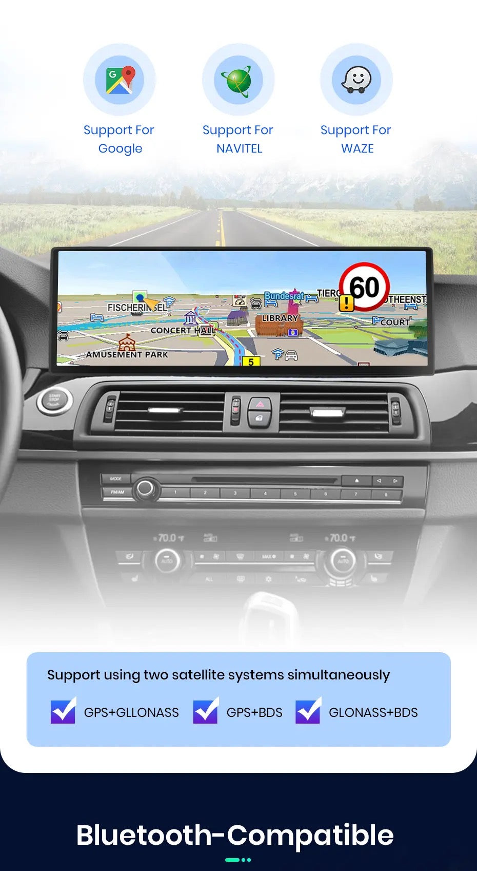 CTB-HN097J | BMW SERIE 5 F10 - F11 | AUTORADIO CARTABLET 14.9 POLLICI   | ANDROID AUTO APPLE CARPLAY | GPS DAB DVR USB BLUETOOTH WIFI 4G |