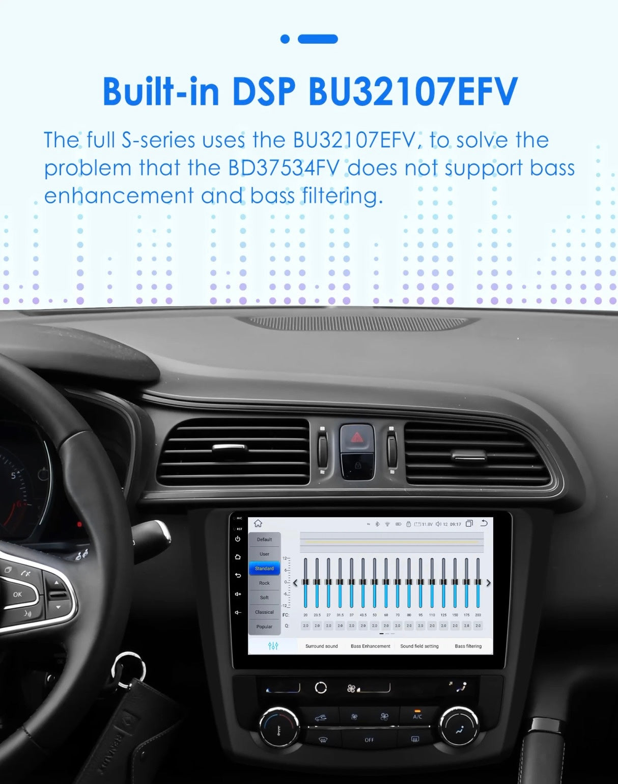 CTB- KS936Y | RENAULT KADJAR 2015-2019 MONITOR 9 ZOLL | APPLE CARPLAY ANDROID AUTO | WLAN BLUETOOTH GPS USB NAVIGATIONSSYSTEM