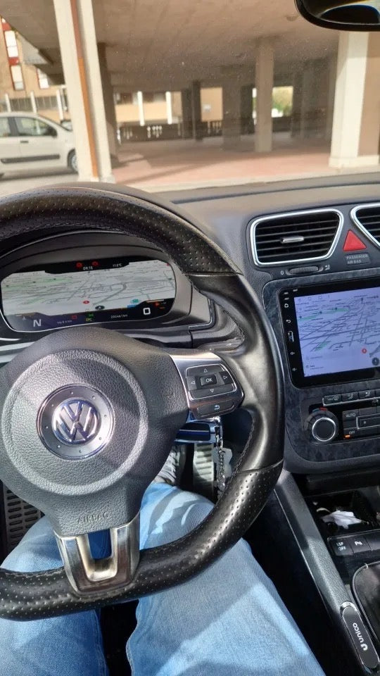 VOLKSWAGEN | TACHIMETRO DIGITALE 12.3 POLLICI | LCD QUADRO STRUMENTI VIRTUALE | PANNELLO CRUSCOTTO SISTEMA LINUX