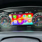 VOLKSWAGEN | TACHIMETRO DIGITALE 12.3 POLLICI | LCD QUADRO STRUMENTI VIRTUALE | PANNELLO CRUSCOTTO SISTEMA LINUX