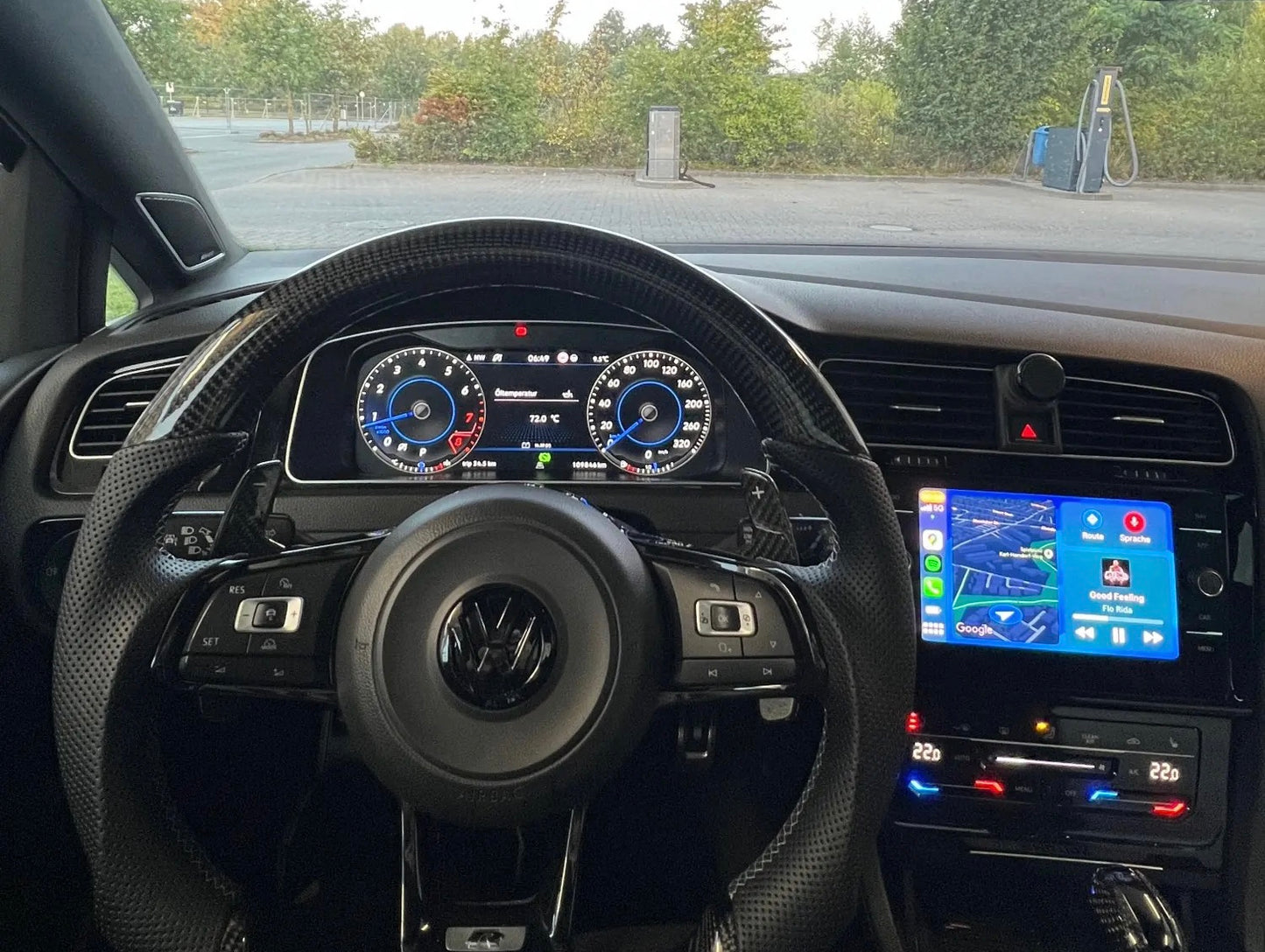 VOLKSWAGEN | TACHIMETRO DIGITALE 12.3 POLLICI | LCD QUADRO STRUMENTI VIRTUALE | PANNELLO CRUSCOTTO SISTEMA LINUX