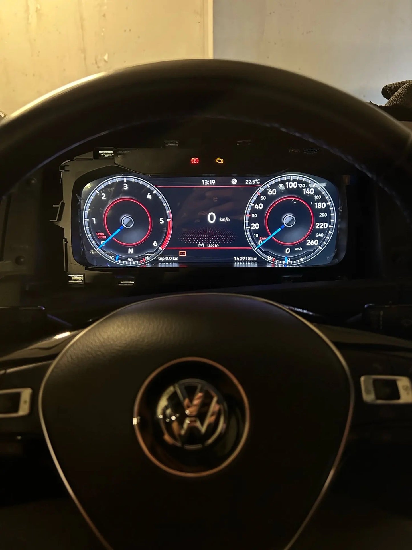 VOLKSWAGEN | TACHIMETRO DIGITALE 12.3 POLLICI | LCD QUADRO STRUMENTI VIRTUALE | PANNELLO CRUSCOTTO SISTEMA LINUX
