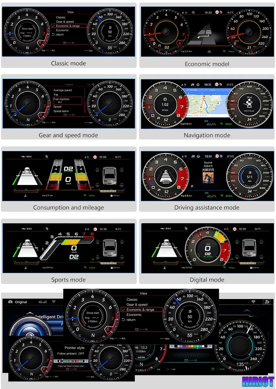 VOLKSWAGEN | TACHIMETRO DIGITALE 12.3 POLLICI | LCD QUADRO STRUMENTI VIRTUALE | PANNELLO CRUSCOTTO SISTEMA LINUX