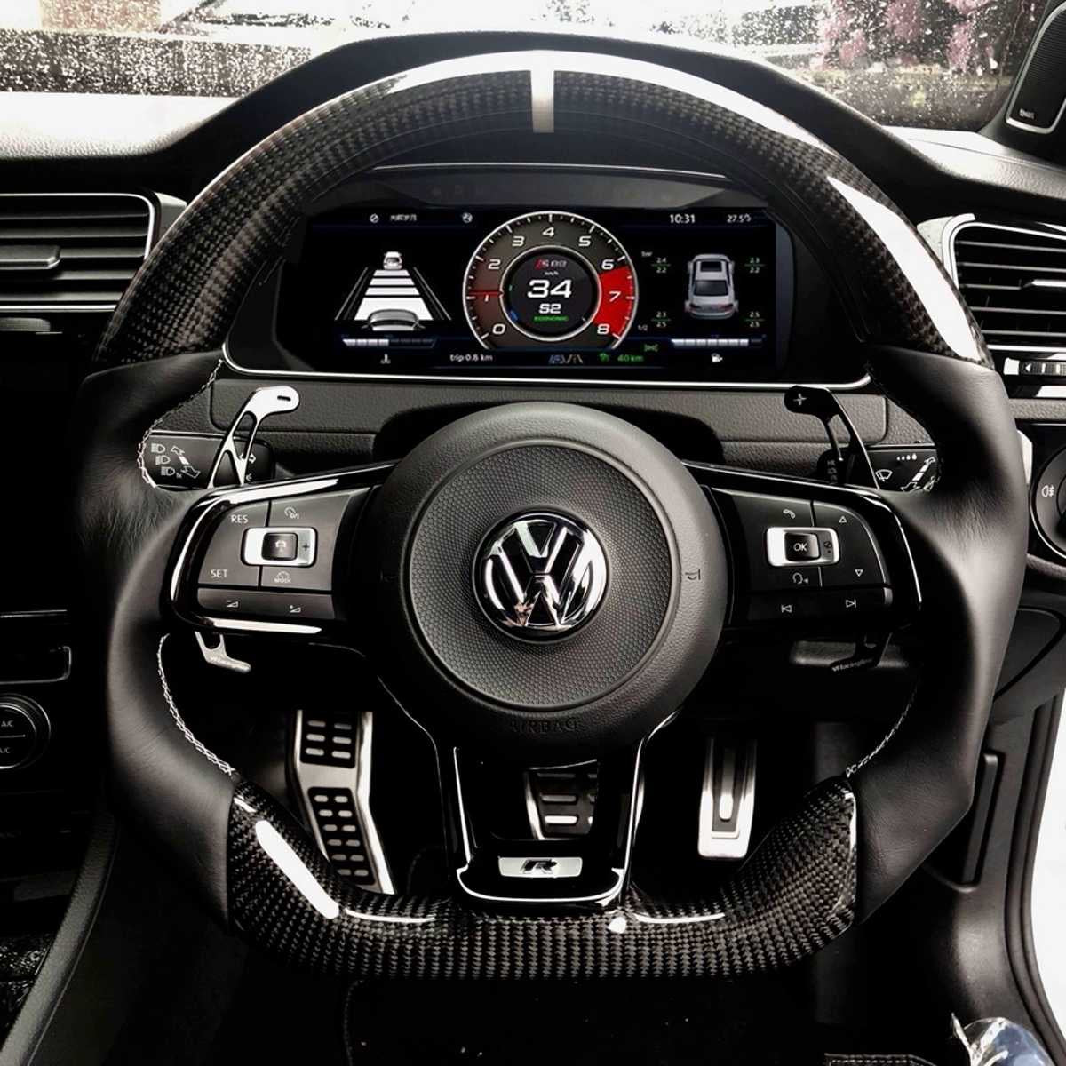 VOLKSWAGEN | TACHIMETRO DIGITALE 12.3 POLLICI | LCD QUADRO STRUMENTI VIRTUALE | PANNELLO CRUSCOTTO SISTEMA LINUX
