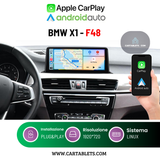 CTB-GV134P | BMW X1 F48 NBT 10.25 POLLICI | APPLE CARPLAY ANDROID AUTO |SISTEMA LINUX | CAR TABLET