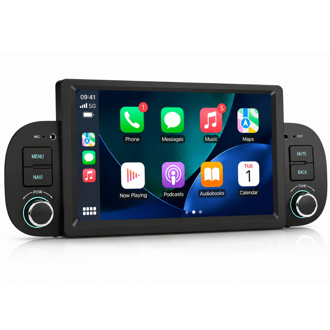 CTB-PND12LX | FIAT PANDA 2012-2023 | NAVIGATORE RADIO SISTEMA LINUX APPLE CARPLAY ANDROID AUTO GPS USB BLUETOOTH TOUCH SCREEN
