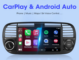 CTB-FT500AL | FIAT 500 - FIAT 500 ABARTH | NAVIGATORE RADIO SISTEMA LINUX APPLE CARPLAY ANDROID AUTO GPS USB BLUETOOTH TOUCH SCREEN