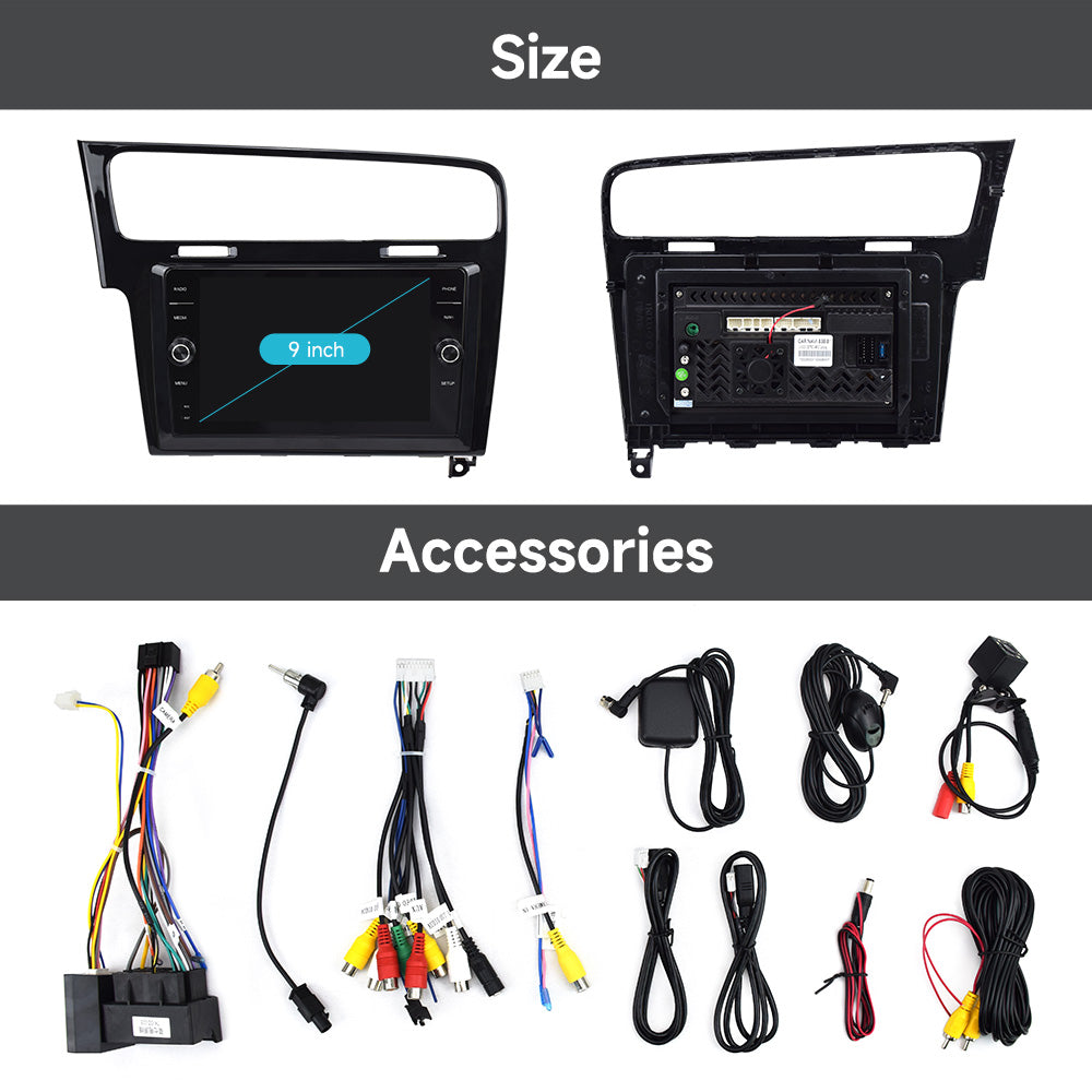 CTB-GF890T | VOLSWAGEN GOLF 7 2013-2020 | APPLE CARPLAY ANDROID AUTO | GPS USB DVR BLUETOOTH 4G