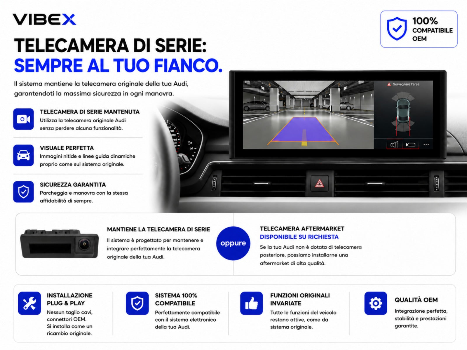 CTB-CRT56B | DISPLAY 12.3 AUDI A4 B9 2016-2020 | APPLE CARPLAY ANDROID AUTO SISTEMA LINUX | USB | MMI