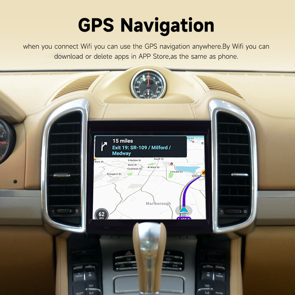 CTB-KM804F | PORSCHE CAYENNE 2011-2017 MONITOR 8.4 POLLICI | APPLE CARPLAY ANDROID AUTO | GPS NAVIGATORE WIFI 4G | CAR TABLET