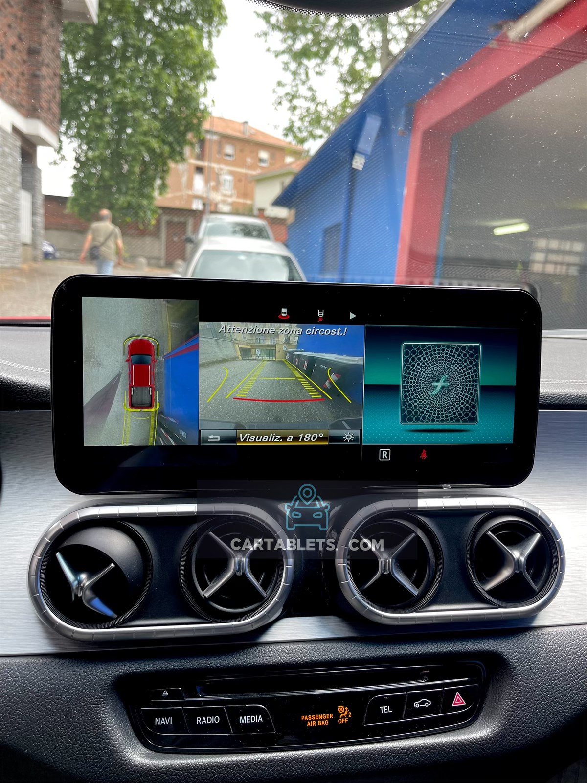 CTB-FC420P | MERCEDES CLASSE V - CLASSE X W470 2014-2021 MONITOR 12.3 POLLICI TOUCH SCREEN | APPLE CARPLAY ANDROID AUTO | GPS NAVIGATORE WIFI 4G | CAR TABLET