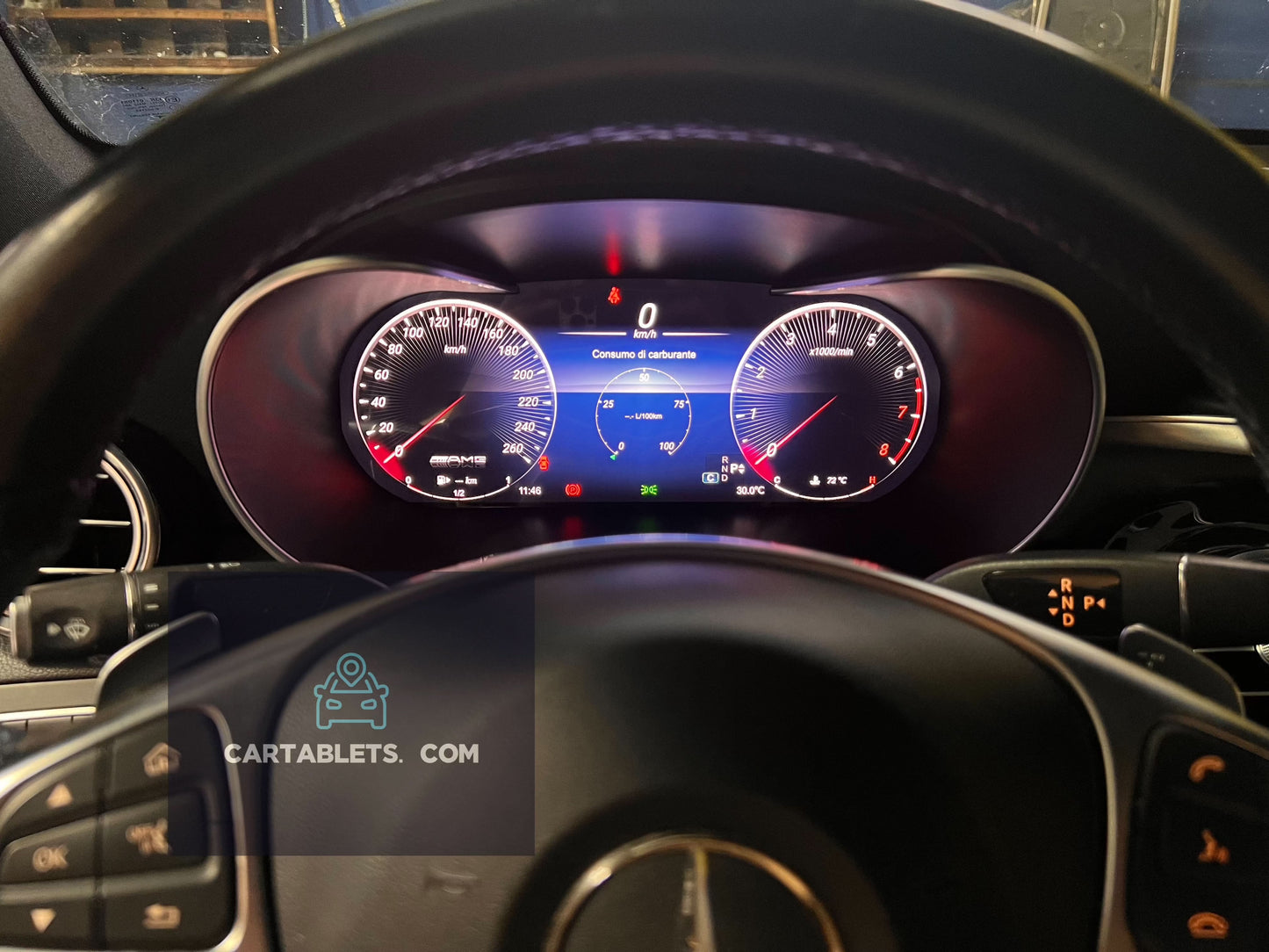 MERCEDES GLC - C| TACHIMETRO DIGITALE 12.3 POLLICI | LCD QUADRO STRUMENTI VIRTUALE | PANNELLO CRUSCOTTO SISTEMA LINUX