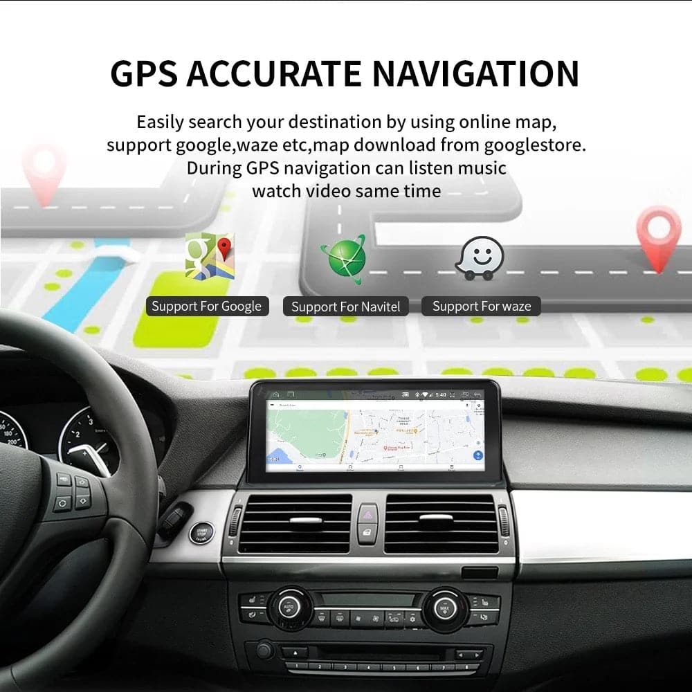 CTB-FR7821X | BMW X5-X6 E70 E71 | CARTABLET 10.25 POLLICI | ANDROID AUTO APPLE CARPLAY | GPS DAB DVR USB BLUETOOTH WIFI 4G |