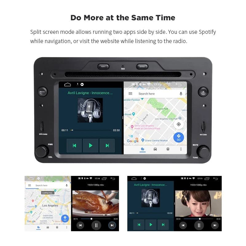 CTB-GH760T | CARTABLET ALFA ROMEO 159 | APPLE CARPLAY ANDROID AUTO | DAB+ USB GPS NAVIGATOR | TPMS