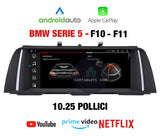 CTB-VN645TK | BMW SERIE 5 F10 - F11 | AUTORADIO CARTABLET 10.25 POLLICI   | ANDROID AUTO APPLE CARPLAY | GPS DAB DVR USB BLUETOOTH WIFI 4G |