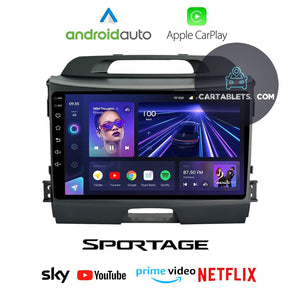 CTB-HG889T | KIA SPORTAGE 3 SERIE 2011-2015 | NAVIGATORE CARTABLET APPLE CARPLAY ANDROID AUTO | GPS 4G WIFI USB BLUETOOTH