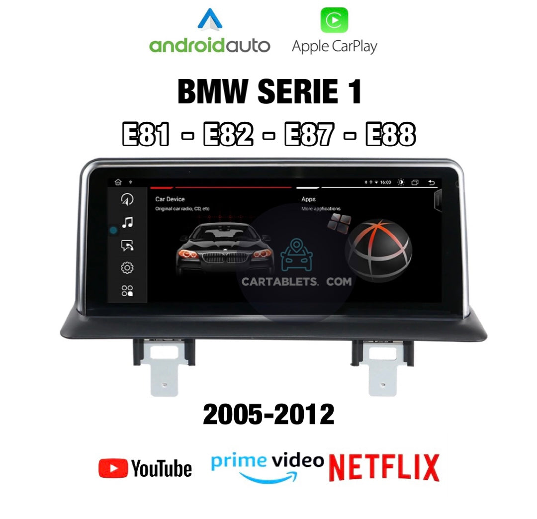 CTB-HK940M | BMW 1er E81-E82-E87-E88 | AUTORADIO CARTABLET 10.25 ZOLL | ANDROID AUTO APPLE CARPLAY | GPS DAB DVR USB BLUETOOTH WIFI 4G |