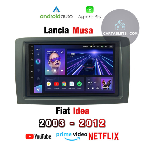 CTB-LC96TH | LANCIA MUSA - FIAT IDEA 2003-2012 | AUTORADIO CAR TABLET 7 POLLICI | ANDROID AUTO APPLE CARPLAY | GPS USB WIFI (