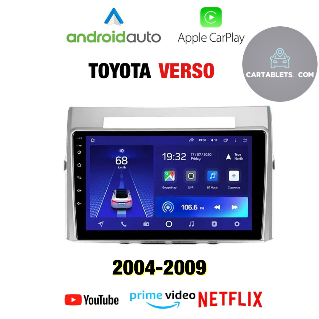 CTB-RT982KP | TOYOTA COROLLA VERSO 2005-2009 | APPLE CARPLAY ANDROID AUTO | NAVIGATORE USB BLUETOOTH GPS | WIFI 4G CARTABLET
