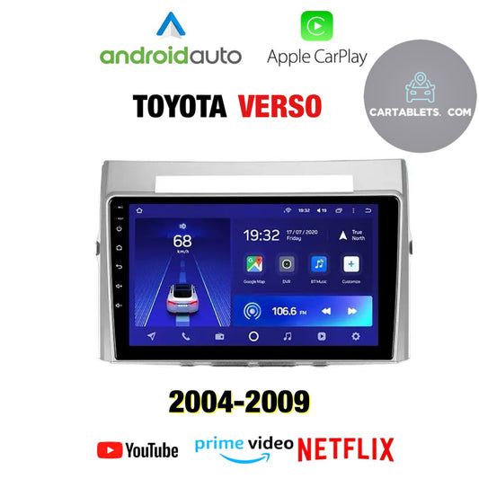 CTB-RT982KP | TOYOTA COROLLA VERSO 2005-2009 | APPLE CARPLAY ANDROID AUTO | NAVIGATORE USB BLUETOOTH GPS | WIFI 4G CARTABLET