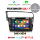 CTB-GF327H | VOLSWAGEN GOLF 7 2013-2020 | MONITOR 9 POLLICI APPLE CARPLAY ANDROID AUTO | GPS USB DVR BLUETOOTH 4G