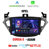 CTB- SC041J | OPEL CORSA E - OPEL ADAM MONITOR 9 POLLICI | APPLE CARPLAY ANDROID AUTO | WiFi BLUETOOTH GPS USB NAVIGATORE