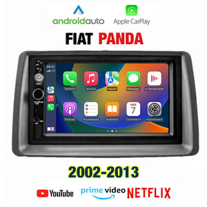 CTB- JH910B | AUTORADIO FIAT PANDA 169 | 2002-2013 MONITOR 7 POLLICI | APPLE CARPLAY ANDROID AUTO | WiFi BLUETOOTH GPS USB NAVIGATORE