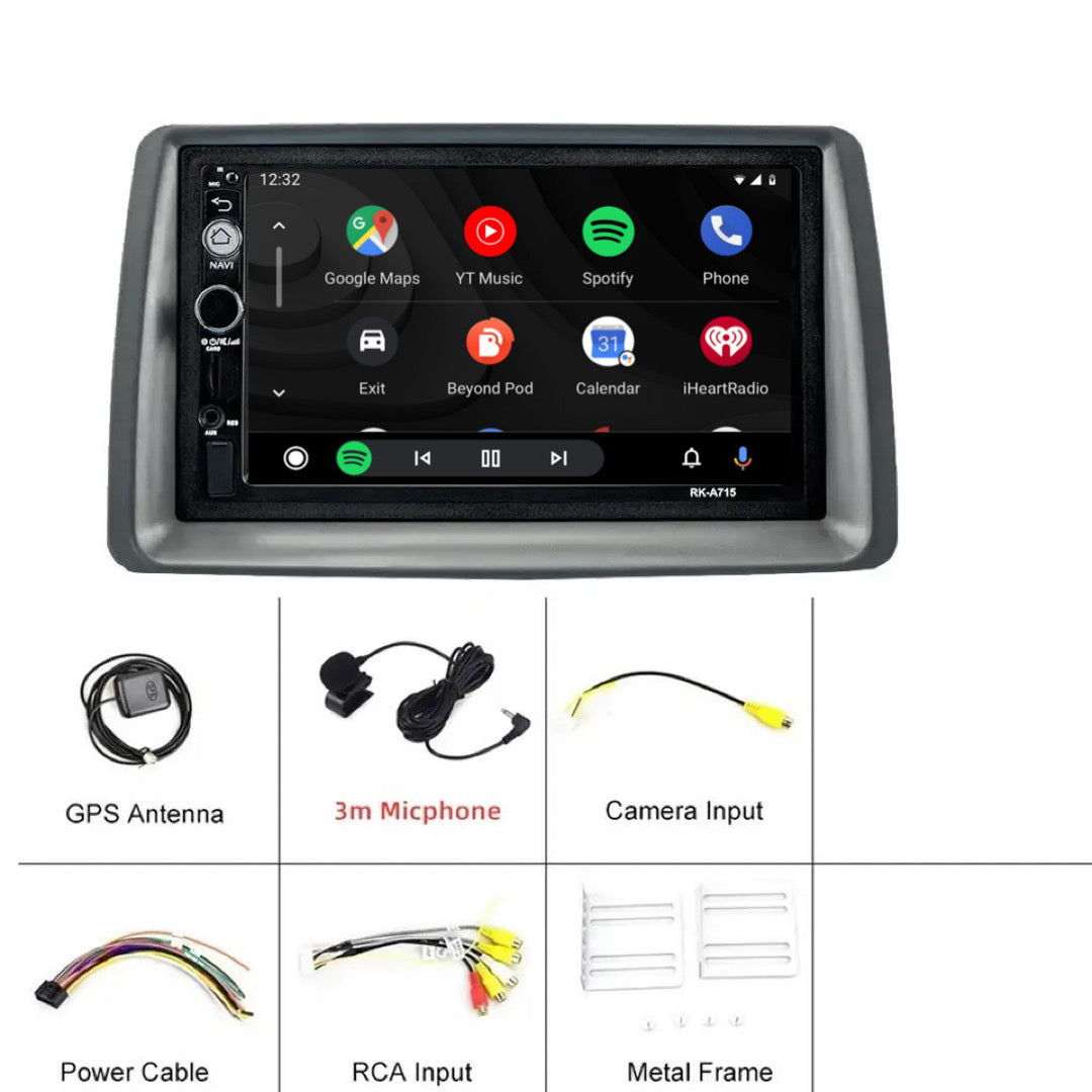 CTB- JH910B | AUTORADIO FIAT PANDA 169 | 2002-2013 7-ZOLL-MONITOR | APPLE CARPLAY ANDROID AUTO | WiFi BLUETOOTH GPS USB NAVIGATION