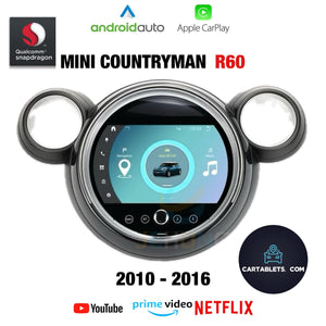 CTB-FB859D | MINI COUNTRYMAN R60 | NAVIGATORE 9 POLLICI OCTACORE RADIO GPS APPLE CARPLAY ANDROID AUTO TOUCH SCREEN