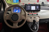 CTB-FT500NW | FIAT 500 - FIAT 500 ABARTH | NAVIGATORE RADIO 12.3 POLLICI OCTACORE APPLE CARPLAY ANDROID AUTO GPS USB BLUETOOTH TOUCH SCREEN