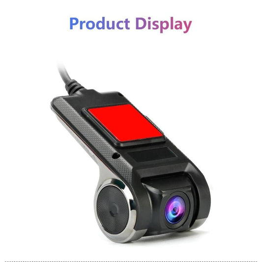 Dashcam Auto, HD USB für Android Autoradio Wasserdichte Mini-DVR-Videorecorder-Frontkamera 170° Weitwinkel-Nachtsicht