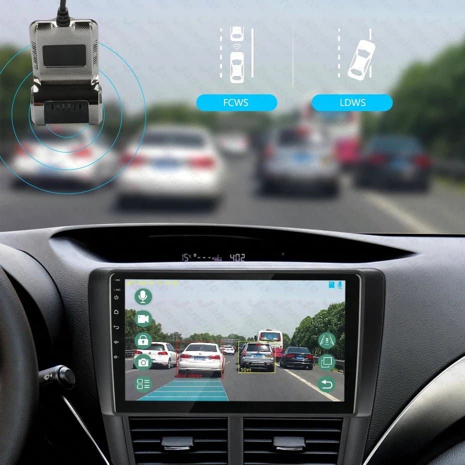 Dash Cam Auto, HD USB per Autoradio Android Impermeabile Mini DVR Video Recorder Telecamera anteriore da Cruscotto 170 ° Grandangolo Visione Notturna