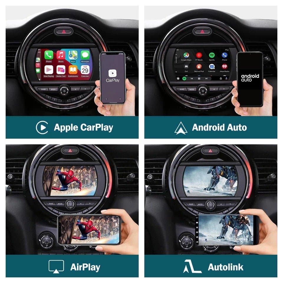 BMW - MINI | RETROFIT MODULO INTERFACCIA APPLE CARPLAY ANDROID AUTO | TELECAMERA USB