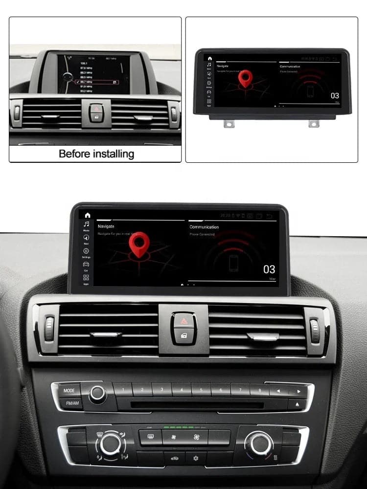 CTB-F21A | BMW 1ER SERIE F20-F21 | NAVIGATOR 10.25 OCTACORE RADIO GPS APPLE CARPLAY ANDROID AUTO TOUCHSCREEN