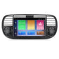 CTB-FT500A | FIAT 500 - FIAT 500 ABARTH | NAVIGATORE RADIO OCTACORE APPLE CARPLAY ANDROID AUTO GPS USB BLUETOOTH TOUCH SCREEN