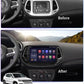 CTB-CMP1 | JEEP COMPASS 2015-2020 | APPLE CARPLAY ANDROID AUTO | NAVIGATORE RADIO TOUCH SCREEN UCONNECT BLUETOOTH WIFI 4G USB