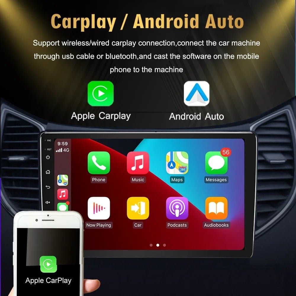 CTB-CMP1 | JEEP COMPASS 2015-2020 | APPLE CARPLAY ANDROID AUTO | NAVIGATORE RADIO TOUCH SCREEN UCONNECT BLUETOOTH WIFI 4G USB