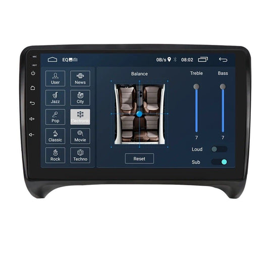 CTB-ATTD8 | AUDI TT 9 ZOLL TOUCHSCREEN | NAVIGATION APPLE CARPLAY | GPS USB BLUETOOTH | RÜCKFAHRKAMERA
