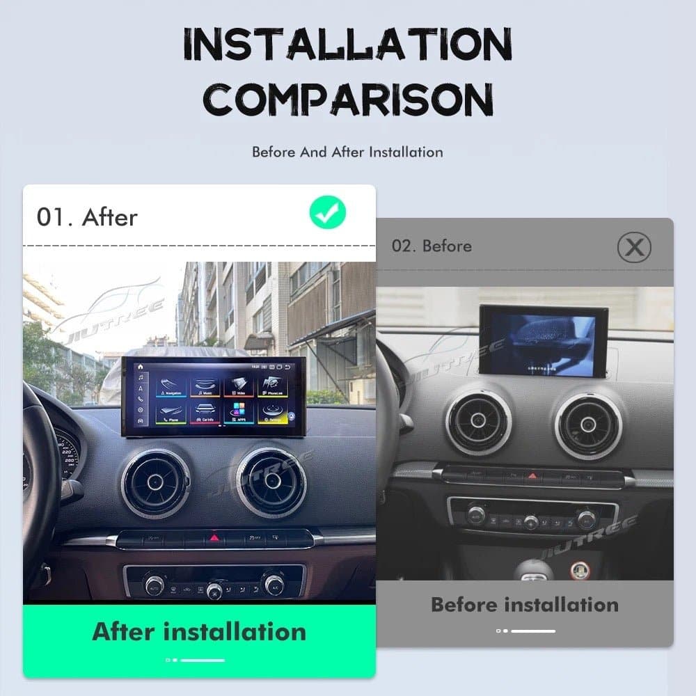 CTB-8VSNA | AUDI A3 8V | NAVIGATION RADIO 4G WIFI | APPLE CARPLAY ANDROID AUTO | GPS USB VIDEO | TOUCH SCREEN