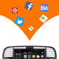 CTB-FT500A | FIAT 500 - FIAT 500 ABARTH | NAVIGATORE RADIO OCTACORE APPLE CARPLAY ANDROID AUTO GPS USB BLUETOOTH TOUCH SCREEN