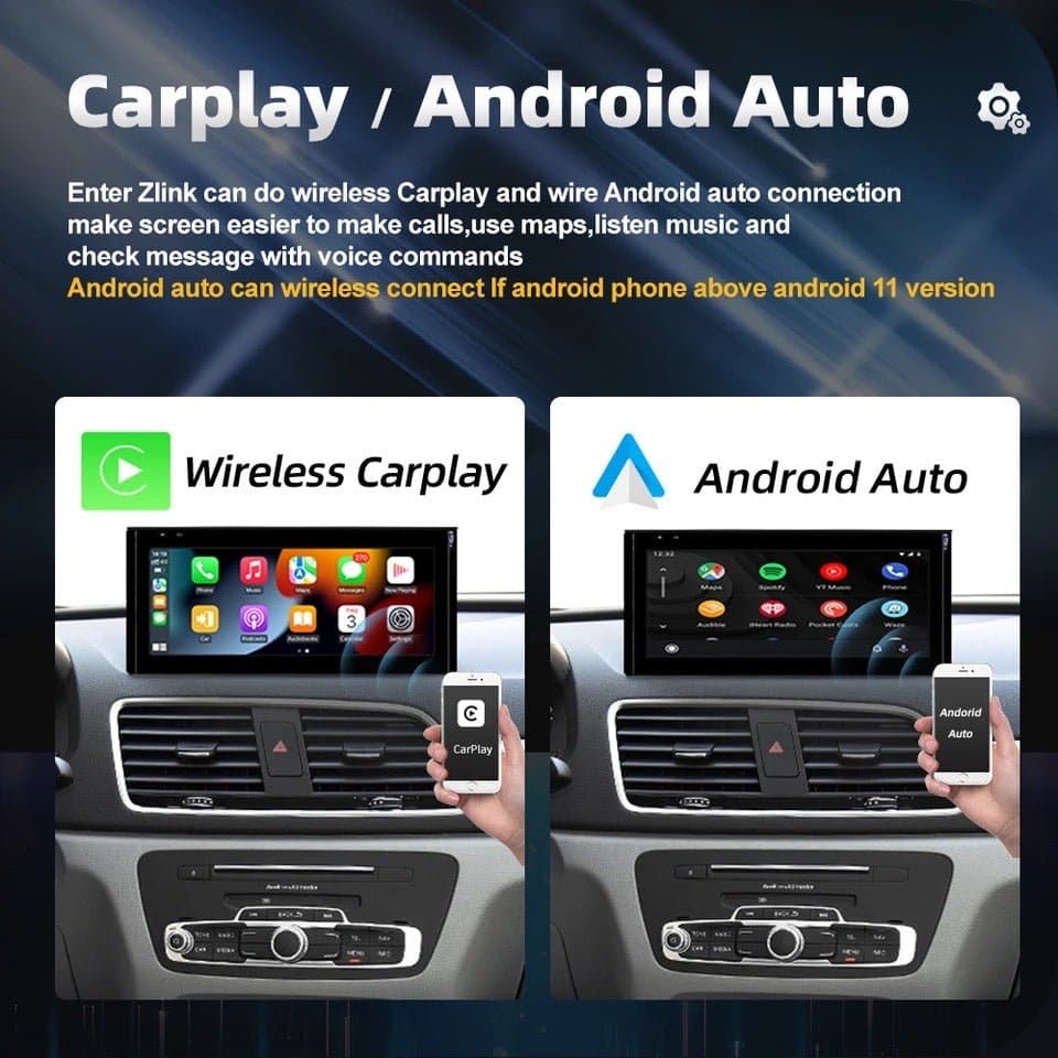 CTB-MH930L | AUDI Q3 2013-2017 | CAR TABLET MONITOR 10.25 POLLICI | APPLE CARPLAY ANDROID AUTO | GPS WIFI BLUETOOTH 4G