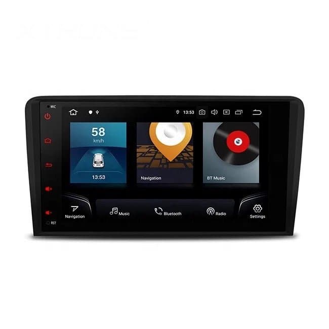 CTB-D568P | AUDI A3 8p CARTABLET 8 POLLICI ANDROID AUTO APPLE CARPLAY | WIFI 4G NAVIGATORE BLUETOOTH GPS USB