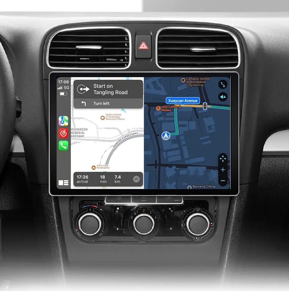 CTB-VW780PRO | VOLKSWAGEN GOLF 6 | 11.5 POLLICI NAVIGATORE RADIO OCTACORE APPLE CARPLAY ANDROID AUTO GPS USB BLUETOOTH TOUCH SCREEN | WIFI