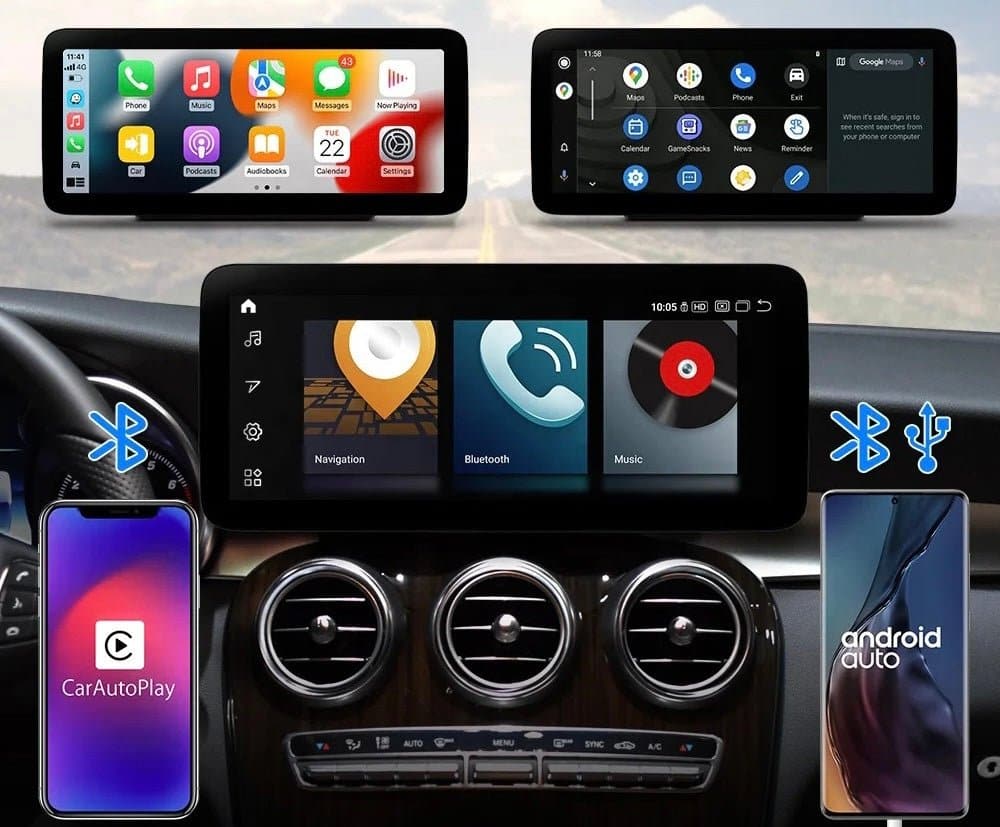 CTB-FC312P | MERCEDES GLC 2015-2019 MONITOR 12.3 POLLICI | APPLE CARPLAY ANDROID AUTO | GPS NAVIGATORE WIFI 4G | CAR TABLET