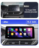 CTB-FQ316HK | PEUGEOT 3008-5008 | 2016-2023 | NAVIGATORE RADIO OCTACORE APPLE CARPLAY ANDROID AUTO GPS USB BLUETOOTH TOUCH SCREEN | WIFI 4G