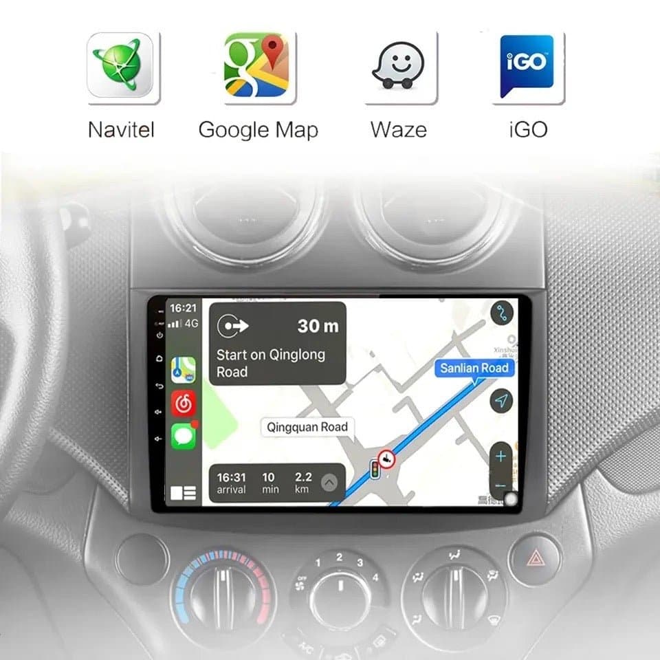 CTB-R350GN | CHEVROLET AVEO 2006-2012 | CARTABLET 9 POLLICI ANDROID APPLE CARPLAY | NAVIGATORE USB WIFI 4G