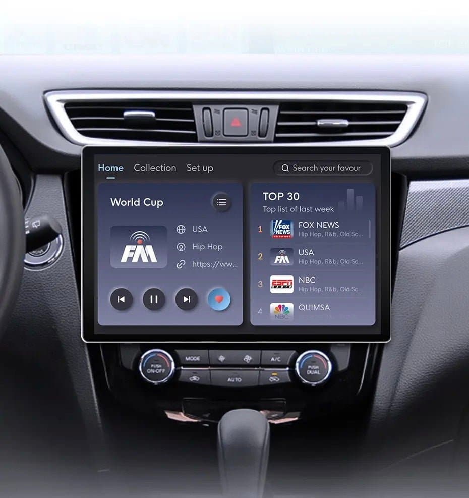 CTB-FV906HN | NISSAN QASHQAI J11  2013-2017 | NAVIGATORE 11.5 POLLICI QLED 2K RADIO OCTACORE APPLE CARPLAY ANDROID AUTO GPS USB BLUETOOTH TOUCH SCREEN | WIFI 4G