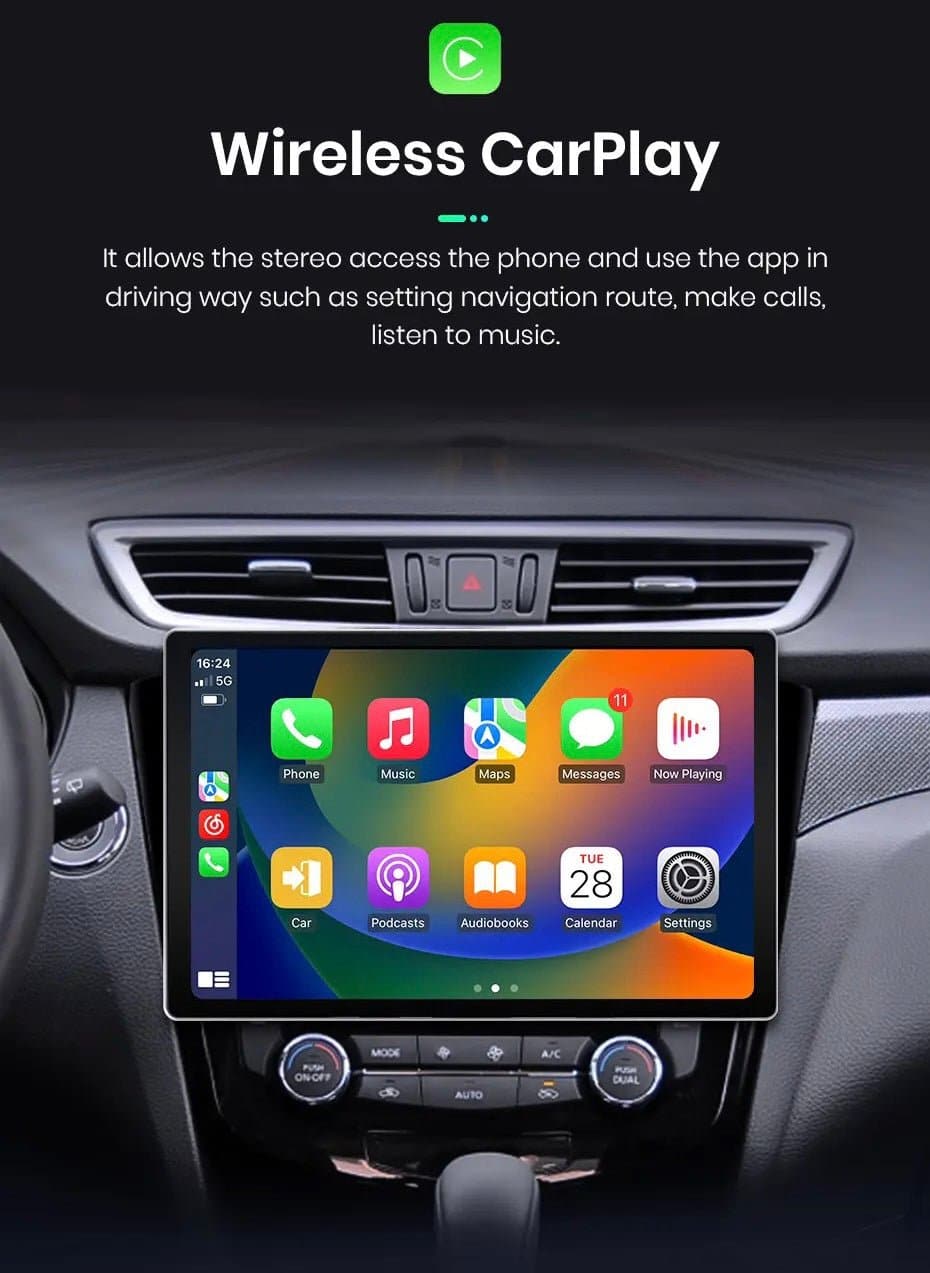 CTB-FV906HN | NISSAN QASHQAI J11  2013-2017 | NAVIGATORE 11.5 POLLICI QLED 2K RADIO OCTACORE APPLE CARPLAY ANDROID AUTO GPS USB BLUETOOTH TOUCH SCREEN | WIFI 4G