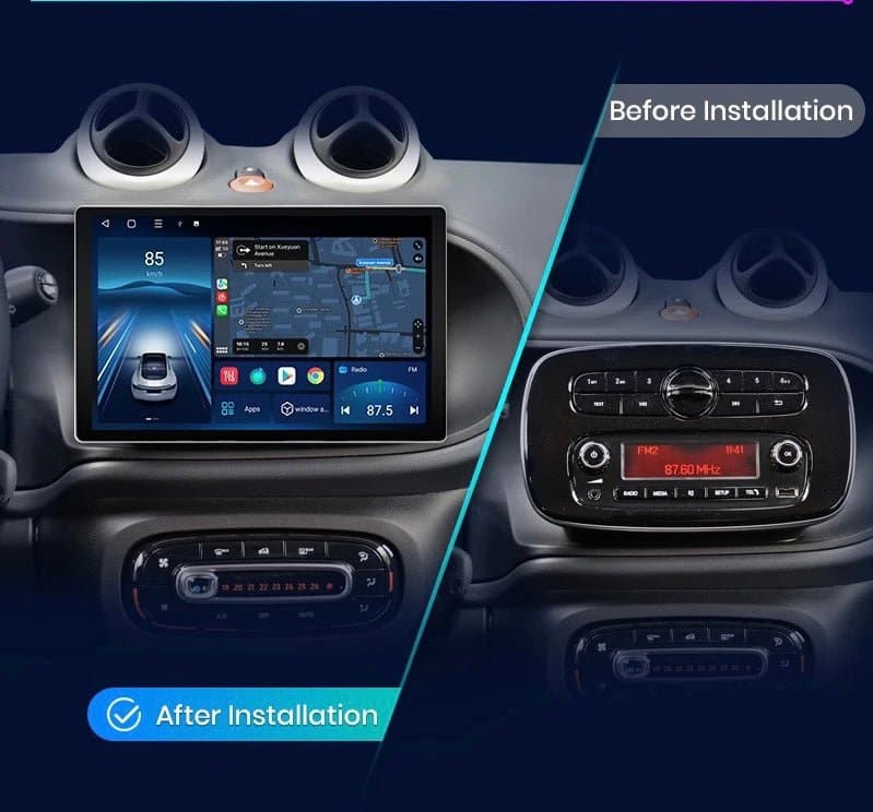 CTB-FC509N | SMART 453 2015-2020 | 11.5 Zoll QLED 2K NAVIGATOR RADIO OCTACORE APPLE CARPLAY ANDROID AUTO GPS USB BLUETOOTH TOUCHSCREEN | WIFI 4G